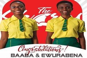 Two brilliant Wesley Girls High School students receive full scholarships from Family Health University College for winning The Sharks Quiz Season 4