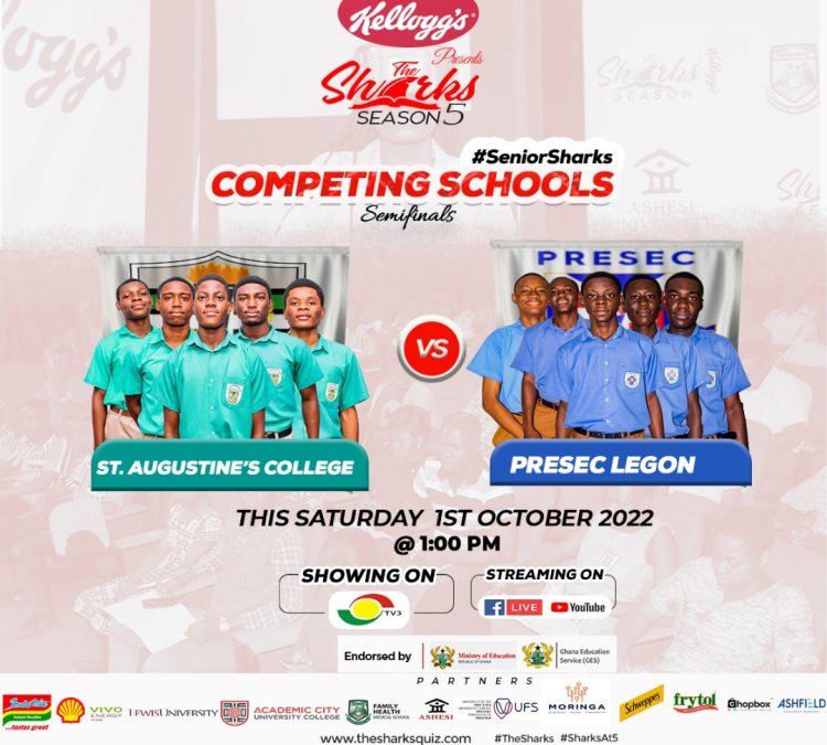 Presec-Legon makes it a third consecutive final in The Sharks Quiz.