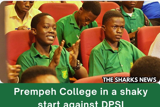 Senior Sharks 8- Prempeh College in a shaky start against DPSI