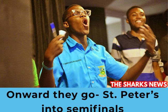 Senior Sharks 8 quarterfinals- Onward they go- St. Peter’s into semifinals