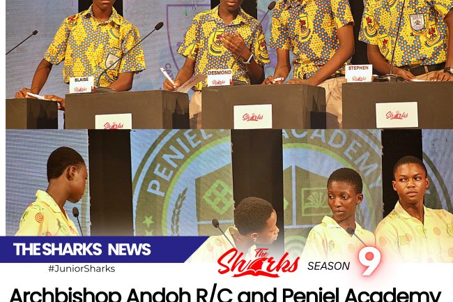 Archbishop Andoh R/C and Peniel Academy bring the roof down on Junior Sharks 9