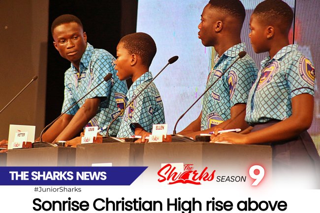 Junior Sharks 9- Sonrise Christian High rise above Akwadum Methodist 