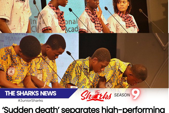 Junior Sharks 9- ‘Sudden death’ separates high-performing Archbishop Andoh and GIU Christian Int.