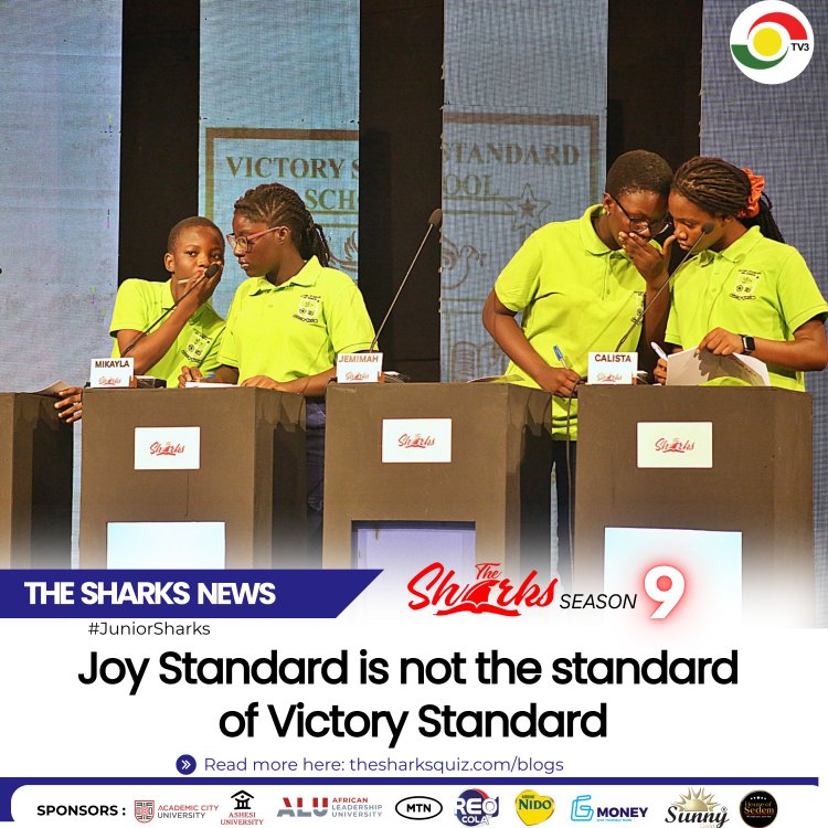 Junior Sharks 9- Joy Standard is not the standard of Victory Standard