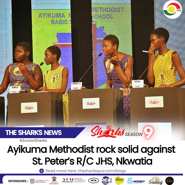 Junior Sharks 9- Ayikuma Methodist rock solid against St. Peter’s  R/C JHS, Nkwatia