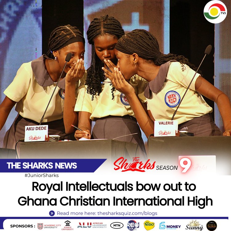 Junior Sharks 9- Royal Intellectuals bow out to Ghana Christian Int. High