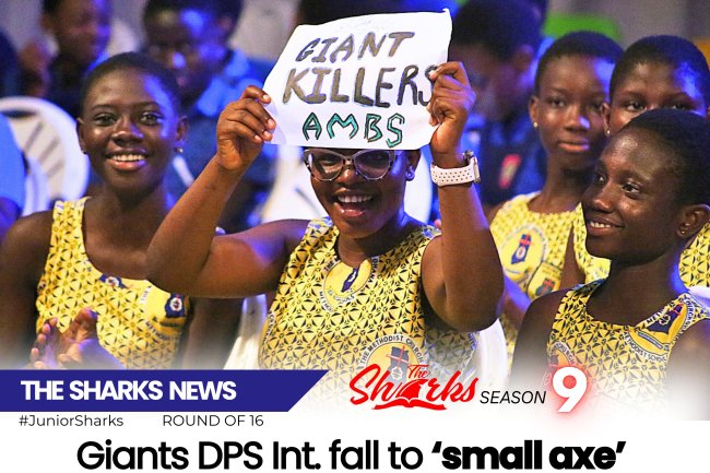 Junior Sharks 9 R16- Giants DPS Int. fall to ‘small axe’ Ayikuma Methodist