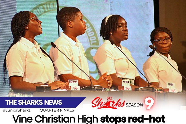 Junior Sharks 9 quarterfinals- Vine Christian high stops red-hot Ayikuma Methodist