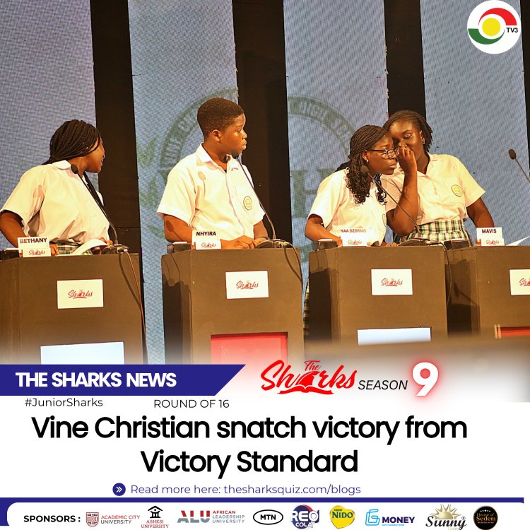 Junior Sharks 9 R16- Vine Christian snatch victory from Victory Standard 