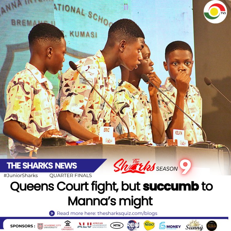 Junior Sharks 9 quarterfinal- Queens Court fight, but succumb to Manna’s might