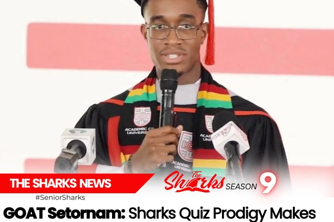 GOAT Setornam: Sharks Quiz Prodigy Makes History At Academic City University