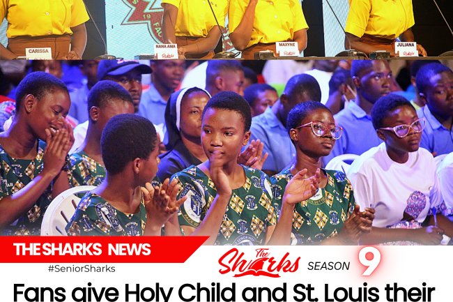 Senior Sharks 9- Fans give Holy Child and St. Louis their flowers for a beautiful display
