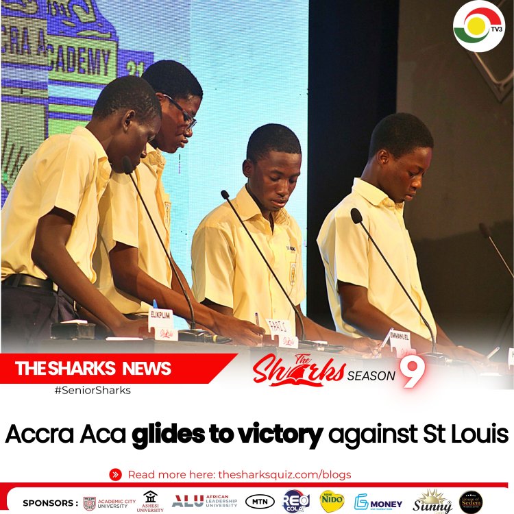 Senior Sharks 9 R16- Accra Aca glides to victory against St Louis