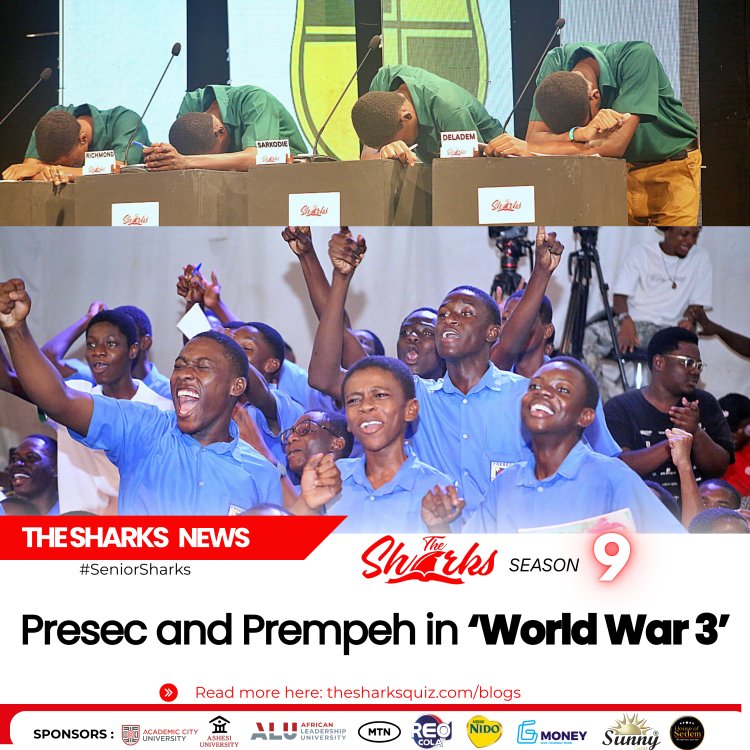 Senior Sharks 9 quarterfinals- Presec and Prempeh in ‘World War 3’