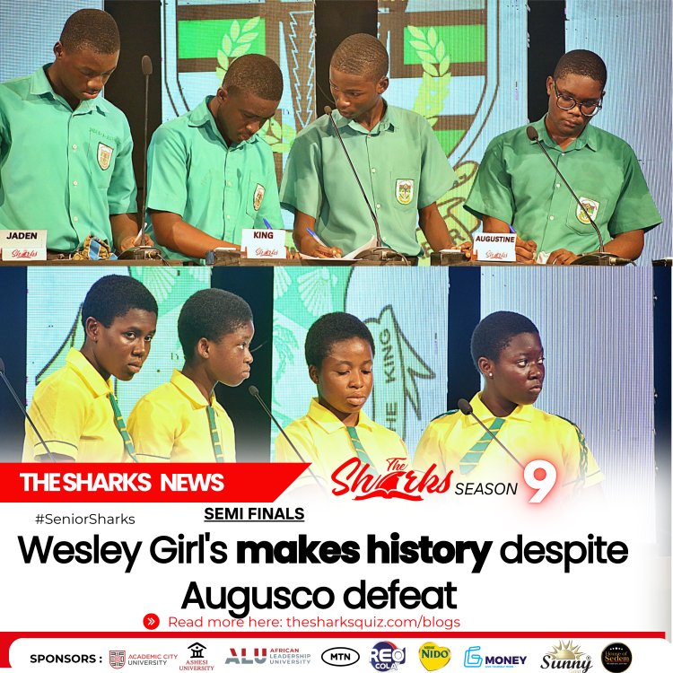 Senior Sharks 9 semi-final- Wesley Girl's makes history despite Augusco defeat 
